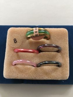 Interchangeable ring 14k gold electroplated