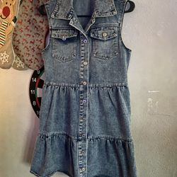 Denim Sleeveless Dress
