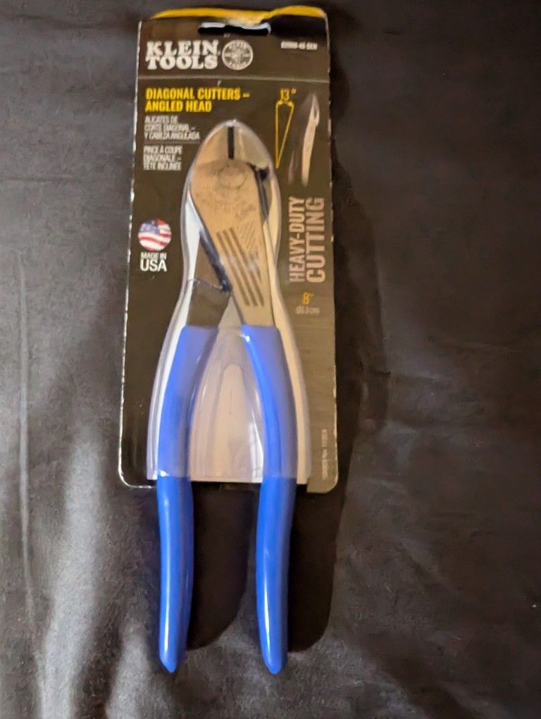 Klein Tools Diagonal Cutters -Angled Head 8"