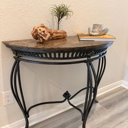 Accent Table Iron and Granite 