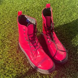 Hot Pink boots 