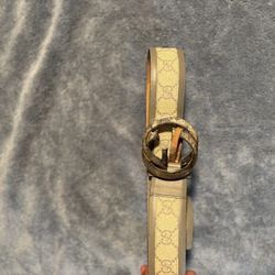 Patterned Gucci Belt 