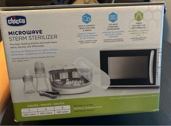 Microwave steam sterilizer