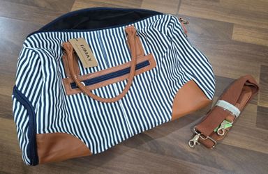 New Stripe Duffle Bag