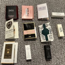 11 Luxury Brand Perfume 2ml Tester Samples