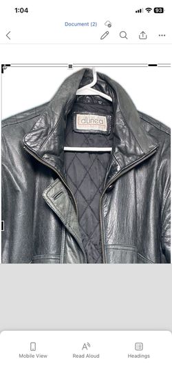 Warm Soft Leather Coat Woman’s Small