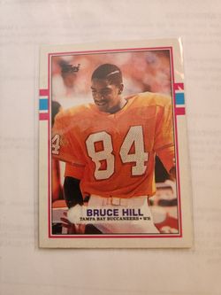 Bruce Hill 89 Topps Rookie Card