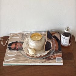 Bormioli Rocco Italian Clear Glass Plate Set – 10 Pieces (Dinner + Appetizer)