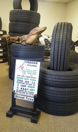 285 65 17 BRAND NEW TIRE TIRES $109 EACH $436 SET