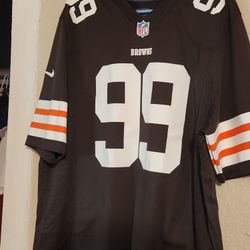 Nike Airfield Size Large Number 99 Cleveland Browns Paul Kruger Jersey