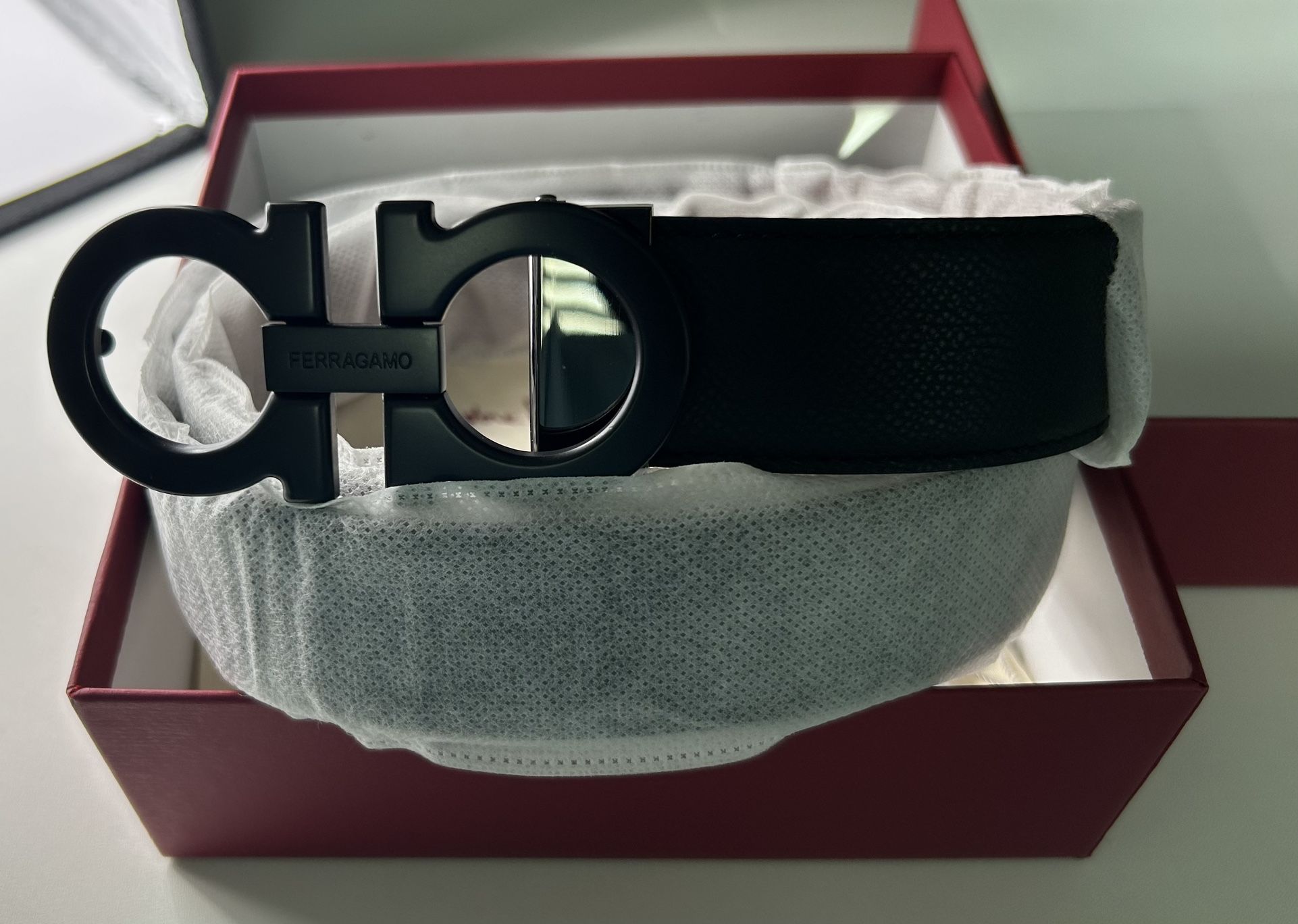 Brand New Salvatore Ferragamo Reversible Adjustable Double