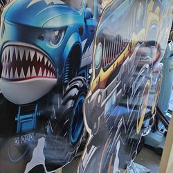 Monster jam boring they have a stand