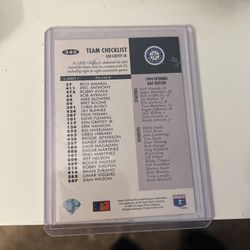 Trading Card Team Checklist Ken Griffey Jr.