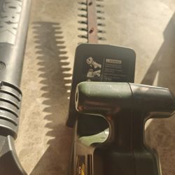 Garden Leaf Blower + Hedge Trimmer Bundle 