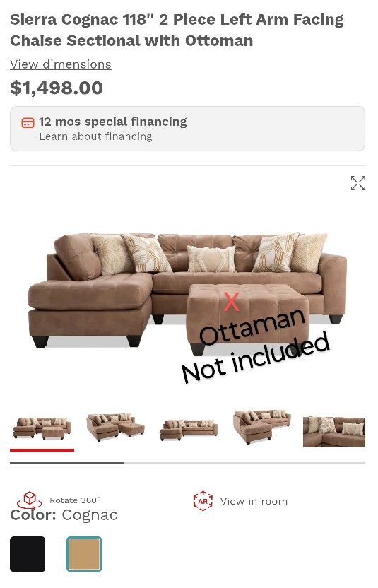 2 Pc Sectional Sofa Excellent Condition