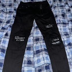 Amiri Bandana Jeans