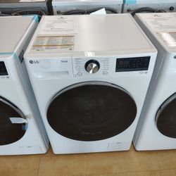 $1399(MSRP$2199) LG All-In-One Front Load Washer/Ventless Dryer Combo With Sensor Dry and TubClean 