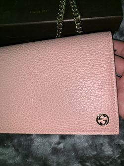 Pink Gucci wallet