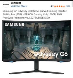 Samsung Odyssey G6 Gaming Minitor