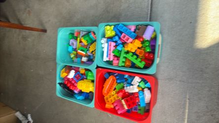 Large Lot of LEGO DUPLO Building Blocks