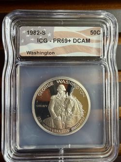 1982-S George Washington silver half-dollar IGC PR69+ DCAM