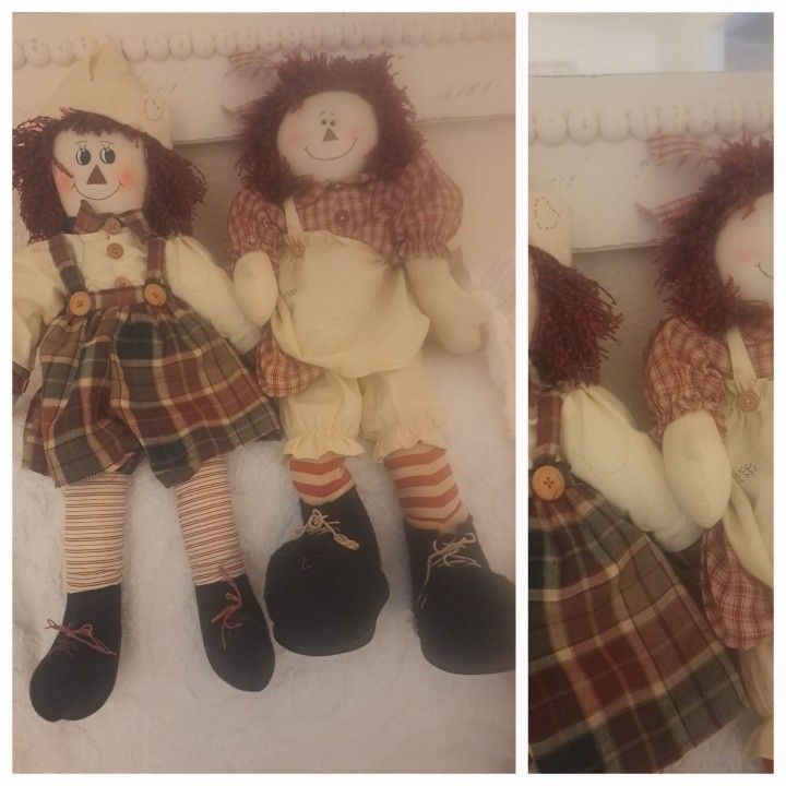 16 Inch Raggedy Ann and Andy