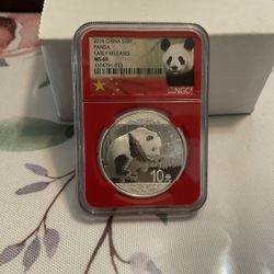  China PANDA GRADED  SILVER coins-3