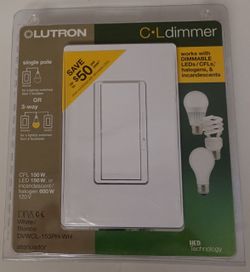 Lutron Diva LED+ Dimmer Switch New/Unopened