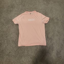 Hurley Men's T-Shirt - Light Pink /

Logo Tee - Size M
