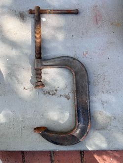 Realgear 6” forged steel C-clamp