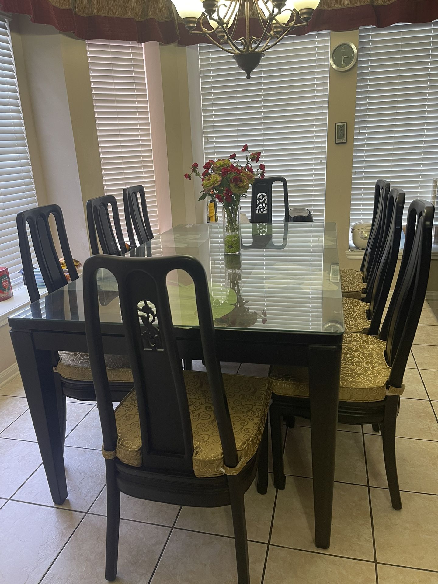 Moving Out Sale!!!! Great Deal!!!8 Sitter Formal Dining Room Table 