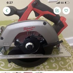 6-1/2” Circular Saw New Milwaukee  Tool Only $120