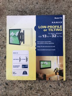 Sanus Low profile or tilting TV mount