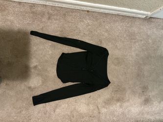 Black long sleeve with buttons