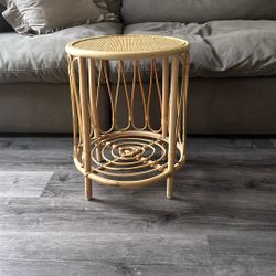 Target Pillowfort Rattan Side Table