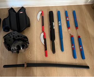 ATA Taekwondo Bag and weapons