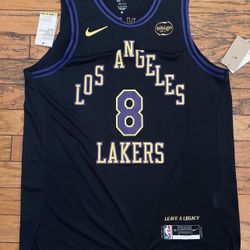 $100 Lakers Kobe Black City Player Stitch Jersey