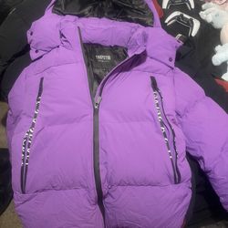 Medium Purple Trapstar Pufferjacket (SEND OFFERES)