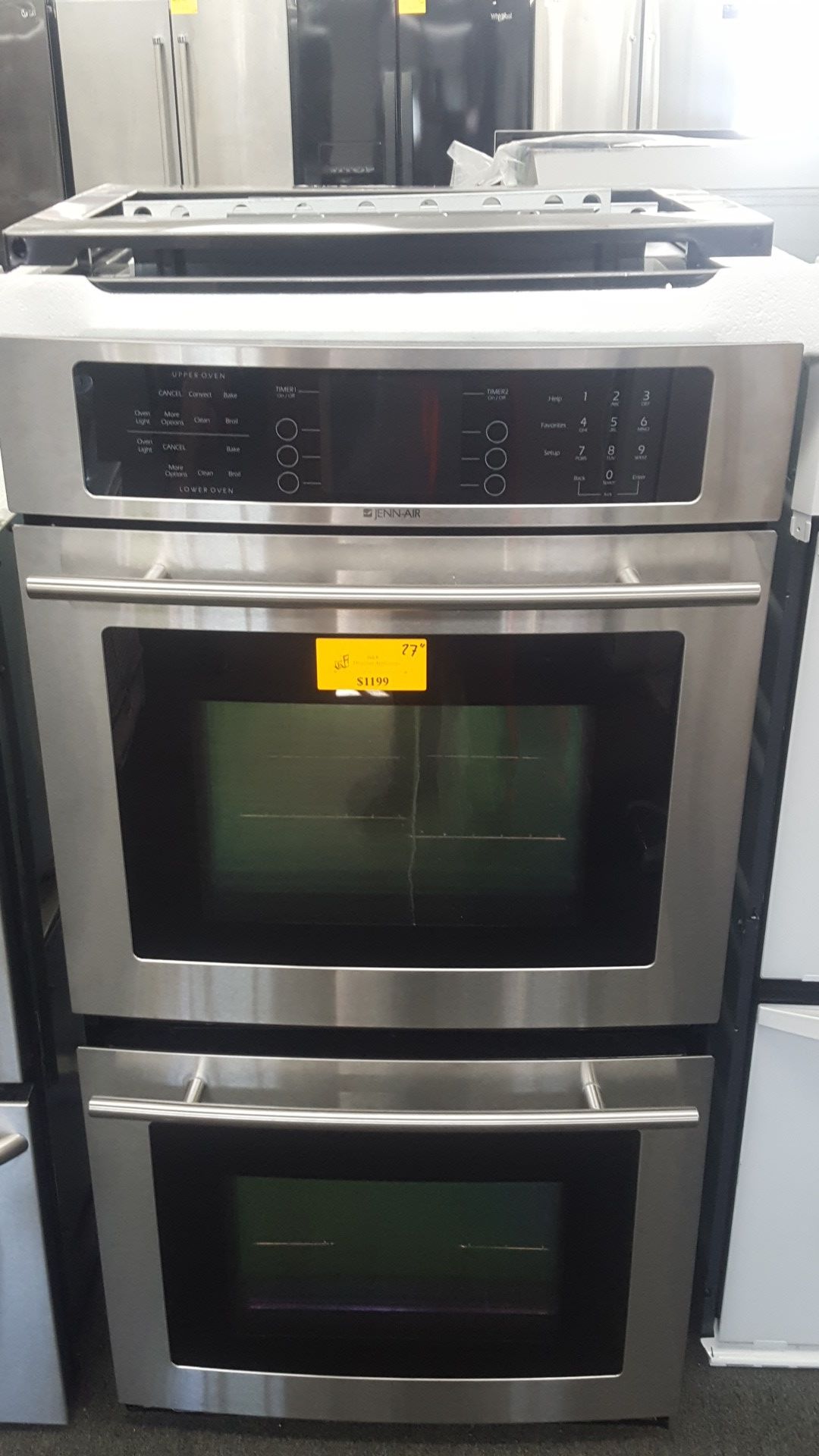 Jenn air 27 inch double wall oven