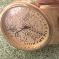 Colibri Quartz Money Clip Watch USA American Eagle timepiece accessory wallet