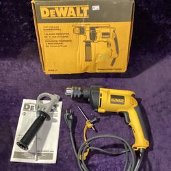 🧰🛠DEWALT 7.8 Amp Corded 1/2” Variable Speed Reversible Hammer Drill-LIGHTLY USED!-$75!🛠🧰