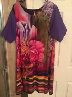 Wallis purple floral dress size XL