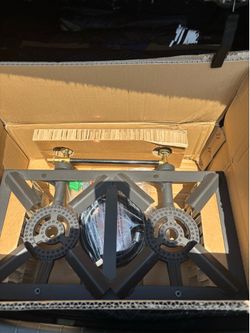 Portable 2 burner stove 30000 BTU per hour