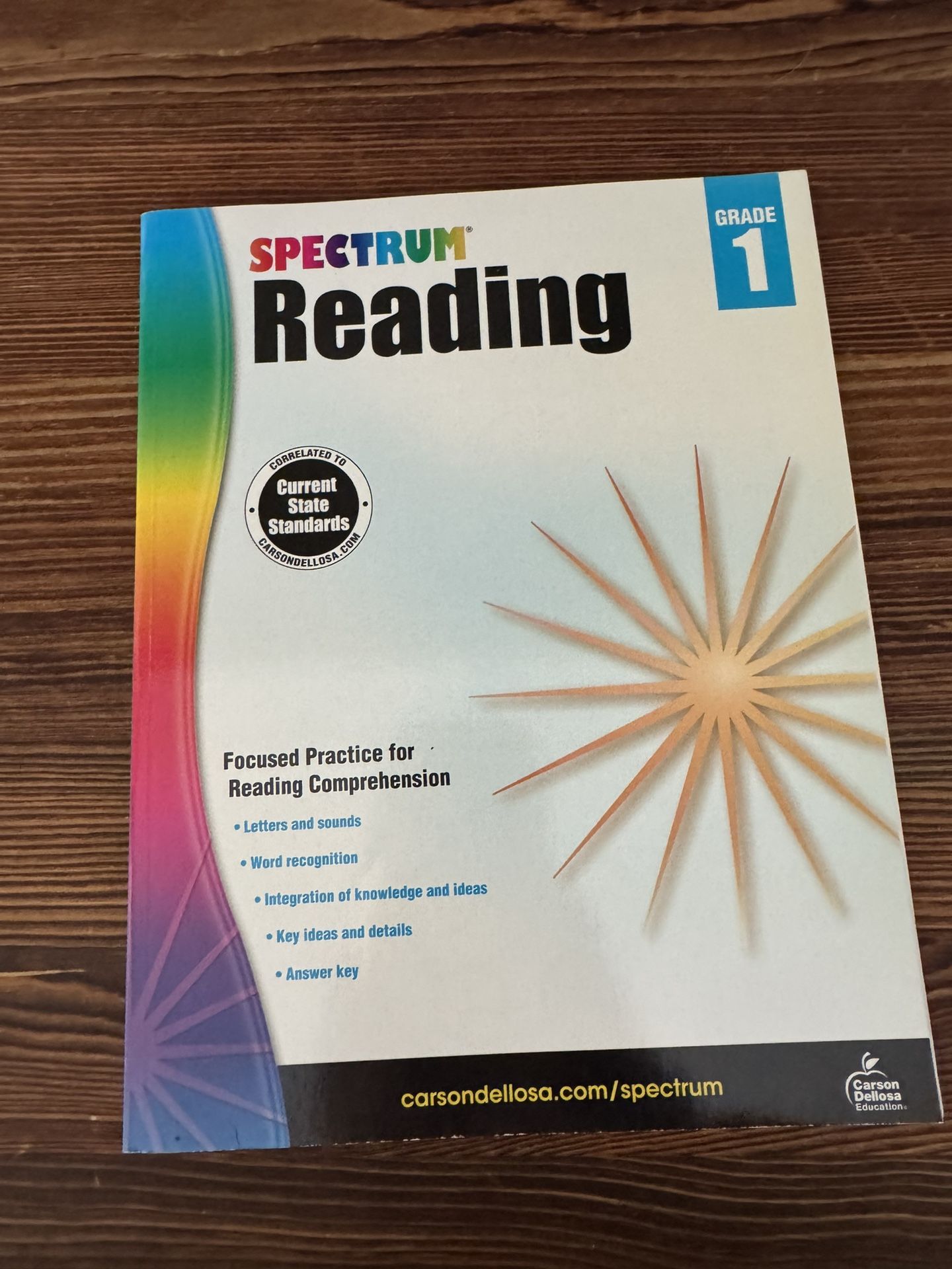 Spectrum reading And Spectrum Phonics Grade 1 Workbooks