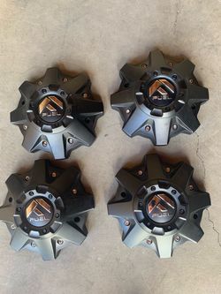 Fuel Wheel Center Caps - Brand New
