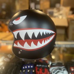 New Dot Motorcycle Cafe Bobber Style Helmet $90