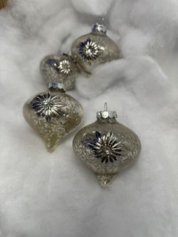 Vintage Glass Rauch Ornaments 