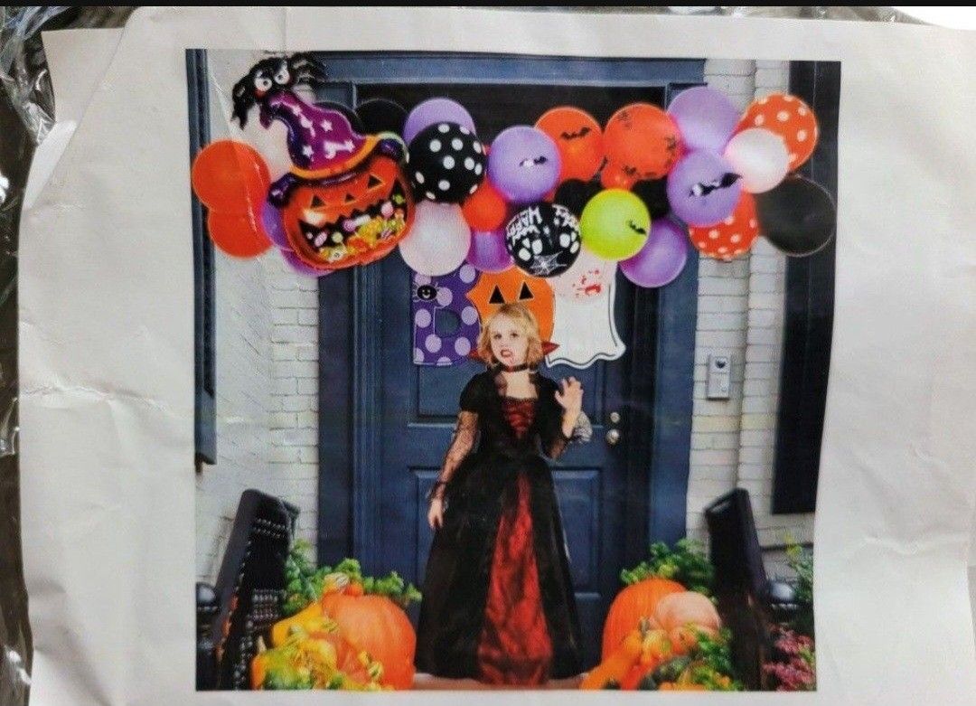 Halloween Balloon Arch Garland Kit