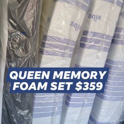 QUEEN MEMORY FOAM SET 