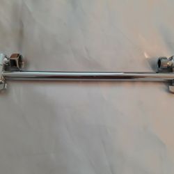 Chrome shower arm mount 